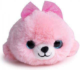Игрушка Mimis Нерпа Пушистик мини розовый 13см - фото 2