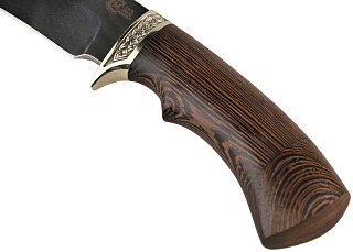 Нож ИП Семин Скиф кованая сталь 95x18 венге литье - фото 5