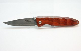 Нож Mcusta Basic Folder Cocobolo Damascus Blade скл. сталь V - фото 1