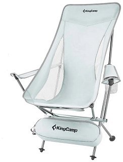 Кресло King Camp Ultralight Arm сталь серый