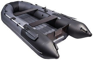 Лодка Мастер лодок Таймень NX 3200 НДНД графит-черный - фото 4