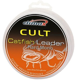 Поводочный материал Climax Catfish leader Hard Mono 50м 0.90мм 60кг серый