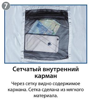 Спальный мешок BTrace Zero L левый серый/синий - фото 7