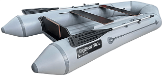 Лодка BigBoat К280НД серый - фото 3