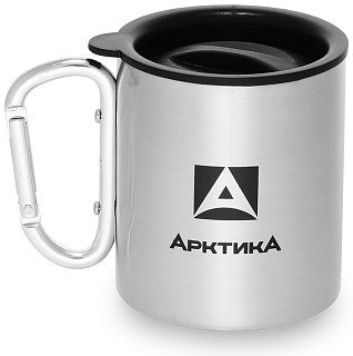 Термокружка Арктика невакуумная 300мл с карабином - фото 1