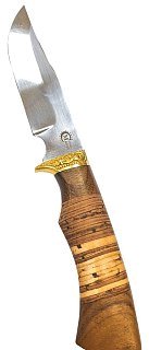 Нож ИП Семин Юнкер сталь 65x13 литье береста - фото 4