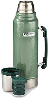 Термос Stanley Classic 1л темно-зеленый - фото 3