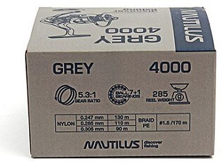 Катушка Nautilus Grey 4000 Com - фото 12