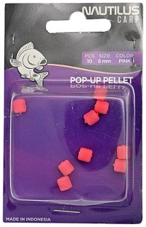 Приманка Nautilus PopUp pellet 6мм pink имитационная