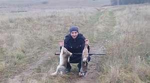 Открытие сезона охоты на зайца в Ростовской области