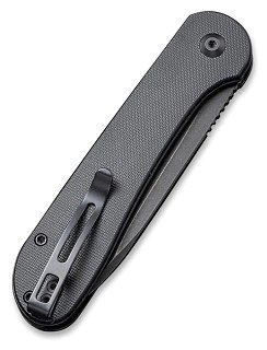 Нож Civivi Elementum Button Lock Knife G10 Handle (3.47" 14C28N Blade) black  - фото 6