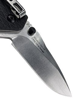 Нож Sanrenmu 7056LUF-GH-T4 складной сталь 12C27 Stonewash black G10 - фото 5