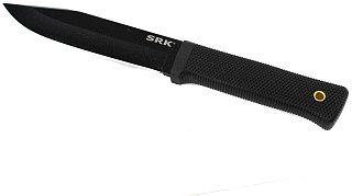 Нож Cold Steel SRK фиксированный клинок 15,2см SK-5 покрытие  black Tuff - фото 2