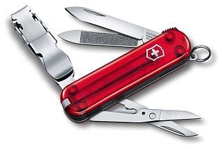 Нож Victorinox Nail Clip 580 65мм 8 функций красный - фото 1