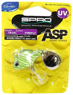 Тейл-спиннер SPRO ASP spinner UV firefly 14гр