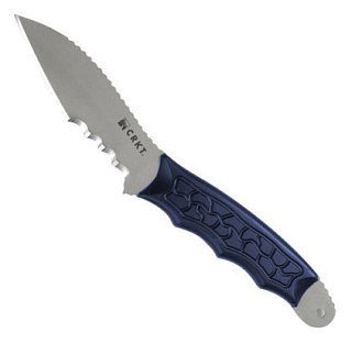Нож CRKT 3011B M.U.K. фикс. клинок сталь 3Cr13 рук. голубая