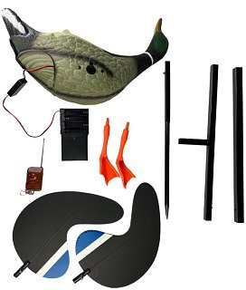 Механическое чучело Taigan Motorized rotating Mallard селезень  - фото 4