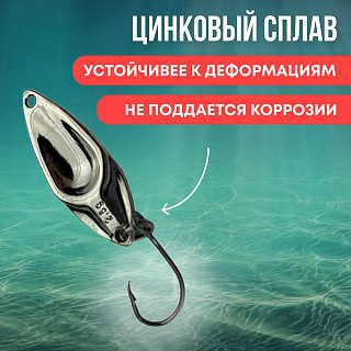 Блесна Riverzone Pike Fighter 2,5гр 29мм silver - фото 2