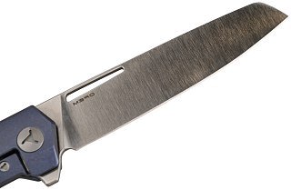 Нож Mr.Blade Snob M390 titanium handle складной blue - фото 9