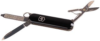 Нож-брелок Victorinox Classic 58мм 7 функций черный - фото 1