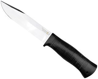 Нож Росоружие Баджер-2 ЭИ-107 кожа позолота гравировка - фото 4