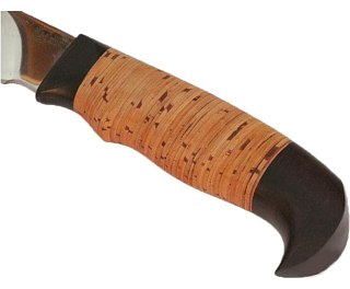 Нож ИП Семин Куница кованая сталь Х12МФ береста - фото 5