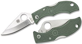 Нож Spyderco Ladybug 3 Foliage Green складной сталь VG-10 - фото 1