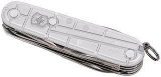 Нож Victorinox 91мм серебристый полупрозрачный - фото 7