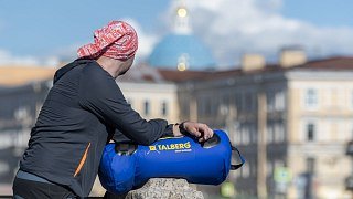 Гермосумка Talberg DRY BAG CITY 40 василёк - фото 9