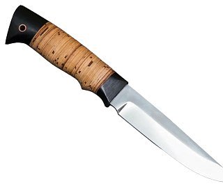 Нож ИП Семин Оса кованная сталь Х12 МФ  береста  - фото 4