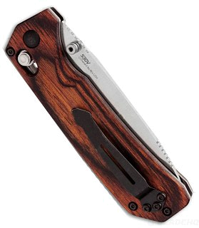 Нож Benchmade Hunt Grizzly Creek складной S30V дерево - фото 2