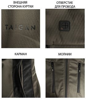 Куртка Taigan Yeti olive - фото 4
