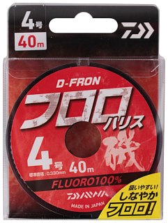 Леска Daiwa D-FRON fluoro harisu 0,33 мм 4,0 40м