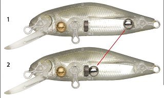 Воблер Pontoon21 Crackjack 38F-MR 38мм 2,4гр 0,5-0,8м №001 - фото 2