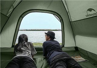 Палатка Naturehike Automatic tent  3 forest green - фото 3