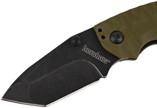 Нож Kershaw Shuffle II складной сталь 8Cr13MOV оливковая рукоятка - фото 6