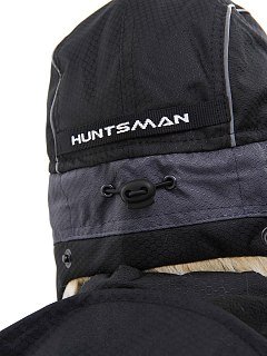 Шапка-ушанка Huntsman Полюс серый/черный  - фото 8