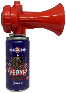 Звуковое сигнальное устройство Тюменские Аэрозоли Ревун мини 140мл (баллон+горн) - фото 1