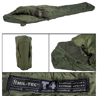 Спальник Mil-tec Schlafsack tactical 4 olive - фото 1