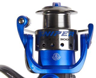 Катушка Salmo Sniper spin 6 4000FD - фото 6