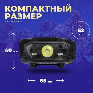 Фонарь Pereval BT-HL9077 налобный 180 Lumens - фото 9