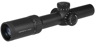 Прицел Gaut Nephrite 1-4x24 60 красная 30мм 1/2 МОА - фото 2