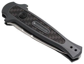 Нож Kershaw K7125GRY Launch-12 клинок CMP154 рукоять карбон - фото 4