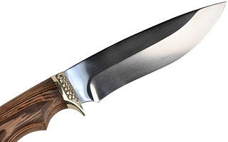 Нож ИП Семин Близнец кованая сталь 95х18 венге литье - фото 4