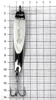 Блесна Akara Kastmaster 1102 колеб. 45гр цв.01 - фото 3
