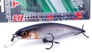 Воблер Jackall Squad Minnow 95 hl silver & black - фото 2