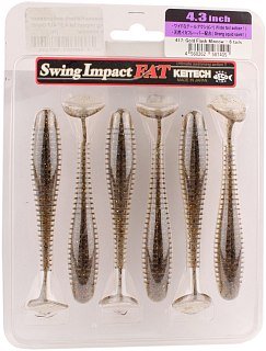 МП Приманка Keitech виброхвост Swing impact fat 4,3" 417 Gold flash minnow