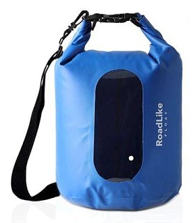 Гермомешок RoadLike Dry Bag 15л синий - фото 1