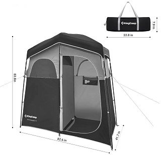 Палатка King Camp Marasusa II черный/тсерый - фото 2