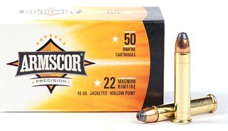 Патрон 22 WMR Armscor JHP 40 (50шт) - фото 1